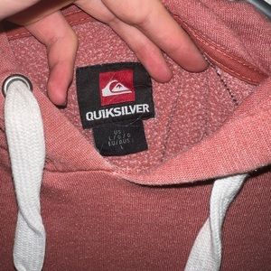 Salmon Quicksilver Men’s Hoodie